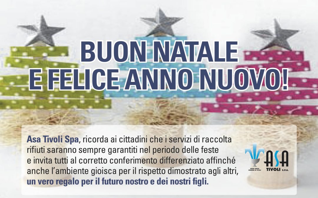 Servizio Di Raccolta Feste Natalizie e Auguri alla Popolazione di Tivoli