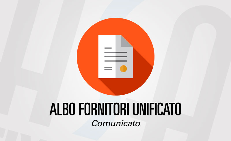 ALBO FORNITORI UNIFICATO