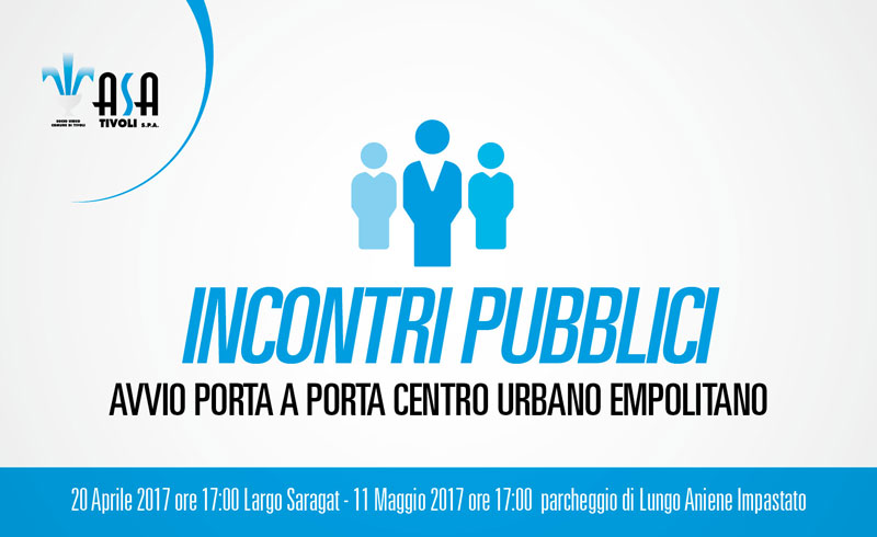 Incontri pubblici avvio porta a porta Centro Urbano Empolitano