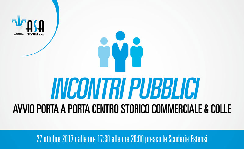 Incontri pubblici avvio servizio PAP 27 ottobre