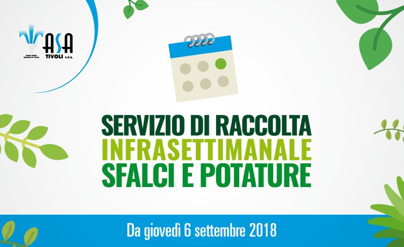 Avvio servizio di raccolta sfalci infrasettimanale