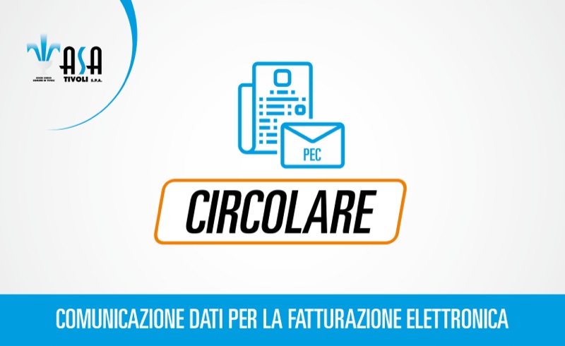 Comunicazione dati per la fatturazione elettronica