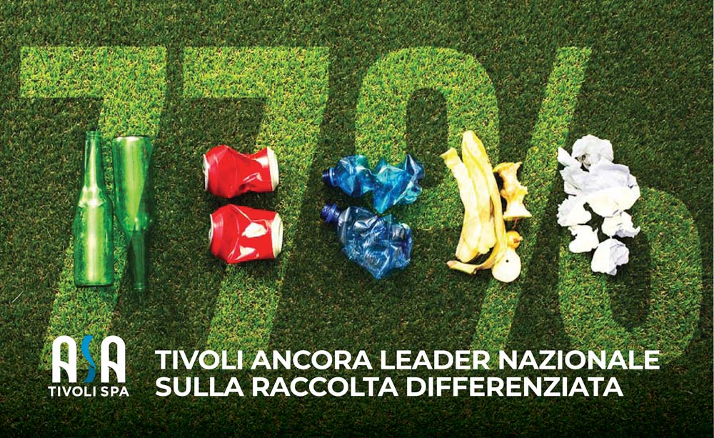 Tivoli ancora leader nazionale sulla raccolta differenziata