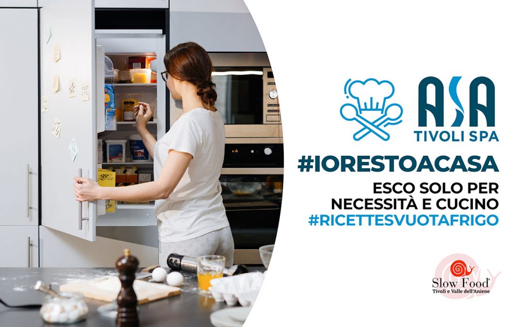 #iorestoacasa – Esco solo per necessità e cucino #ricettesvuotafrigo