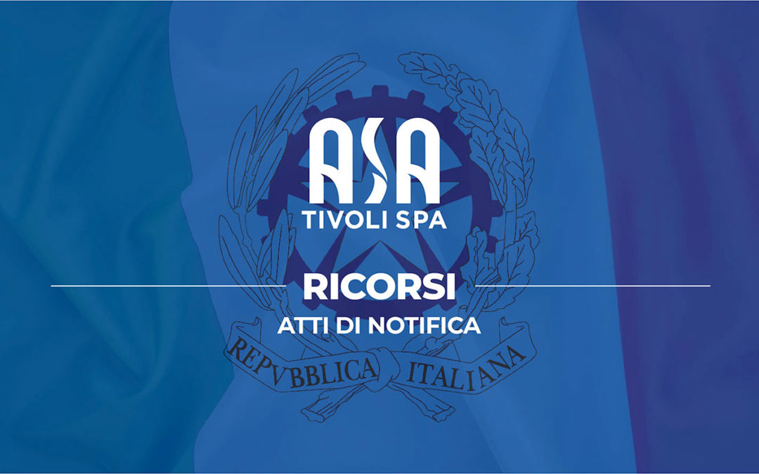 Ricorsi – Atti di notifica