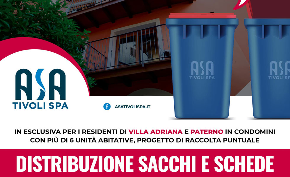 Raccolta puntuale – Distribuzione fino al 30 luglio