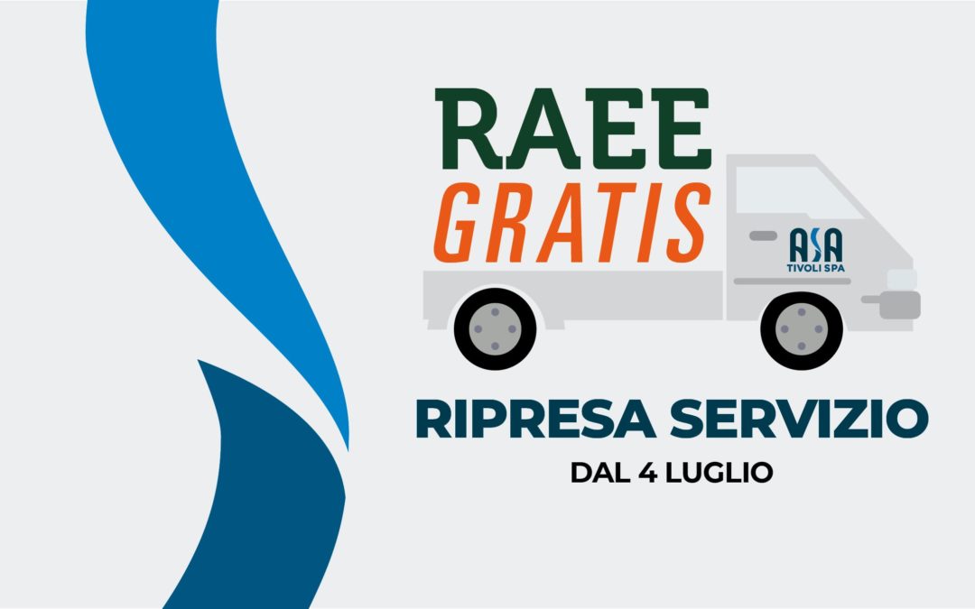 Riprende il servizio per il ritiro gratuito a domicilio dei Raee ed ingombranti