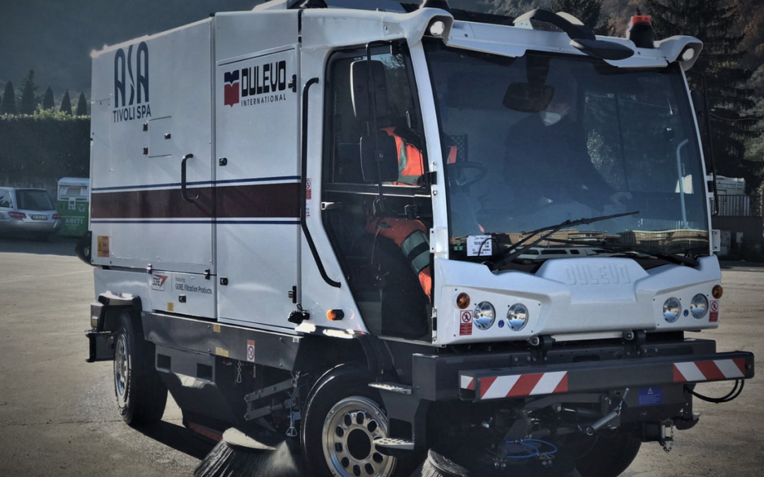 Nuova spazzatrice meccanico-aspirante per le strade di Tivoli