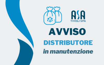 AVVISO – Distributore in manutenzione