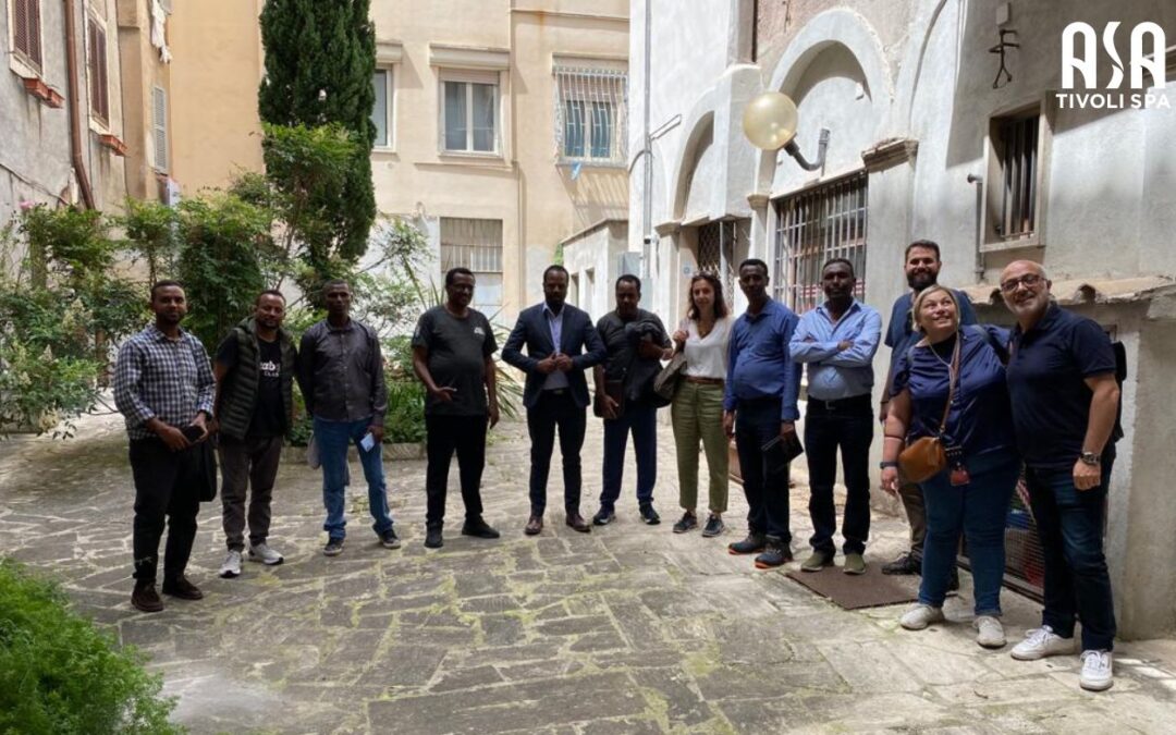 ASA accoglie una delegazione etiope in visita a Tivoli