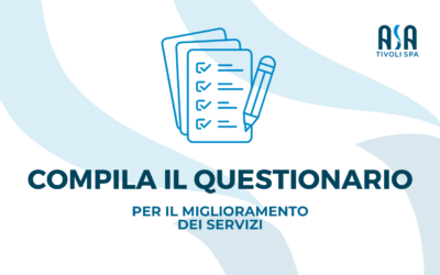 Compila il questionario per il miglioramento dei Servizi a Tivoli